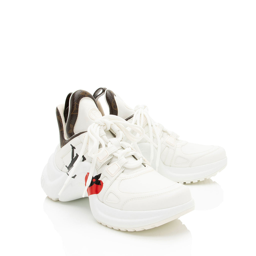 Louis Vuitton Monogram Canvas Game On Archlight Sneakers - Size 7 / 37