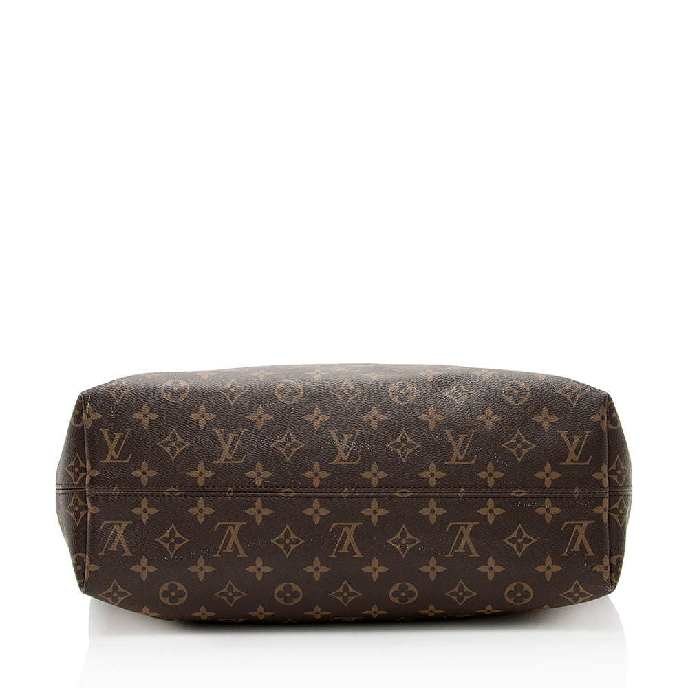 Louis Vuitton Monogram Canvas Graceful MM Hobo (SHF-19917)