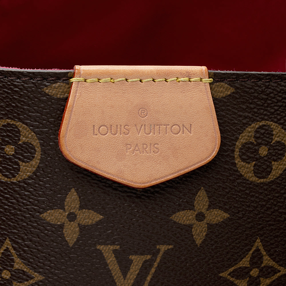 Louis Vuitton Monogram Canvas Graceful MM Hobo (SHF-19917)