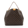 Louis Vuitton Monogram Canvas Graceful MM Hobo (SHF-20173)