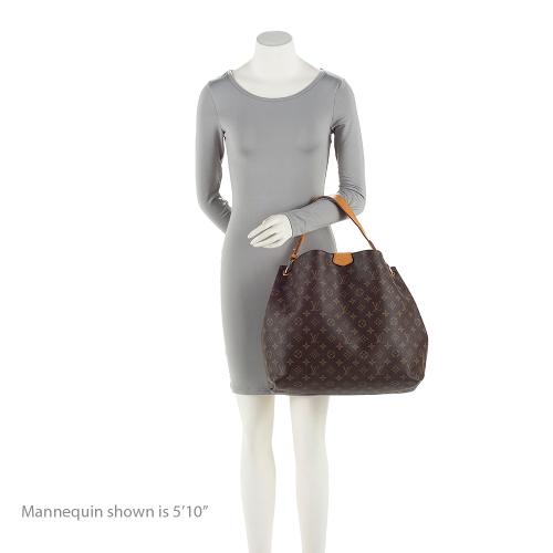 Louis Vuitton Monogram Canvas Graceful MM Hobo (SHF-21715)