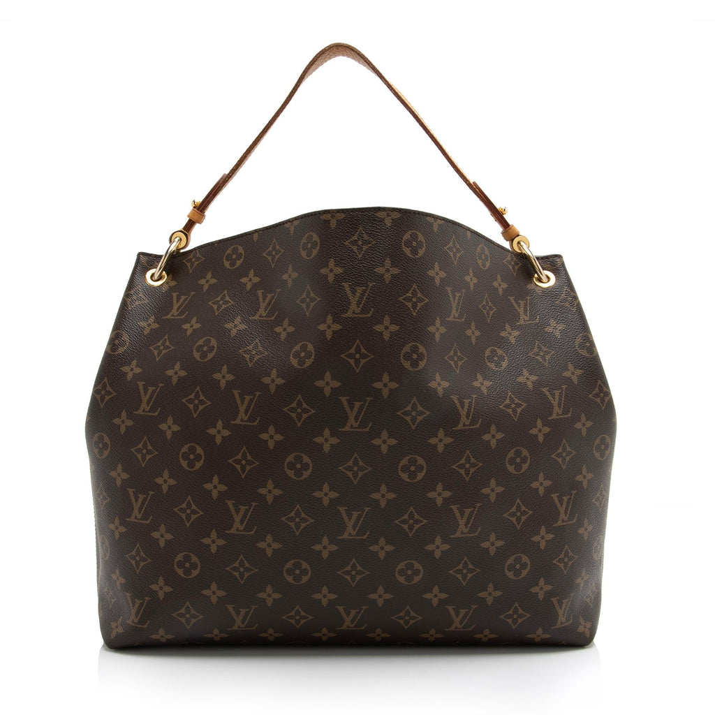 Louis Vuitton Monogram Canvas Graceful MM Hobo (SHF-23446)