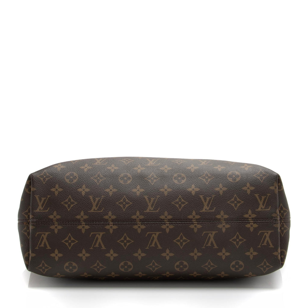 Louis Vuitton Monogram Canvas Graceful MM Hobo (SHF-23446)