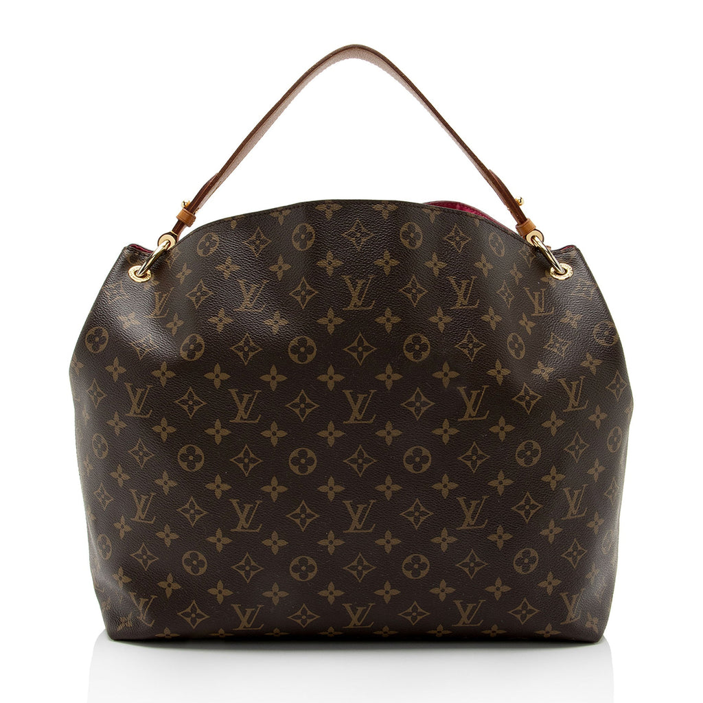 Louis Vuitton Monogram Canvas Graceful MM Hobo (SHF-0g4KDP)
