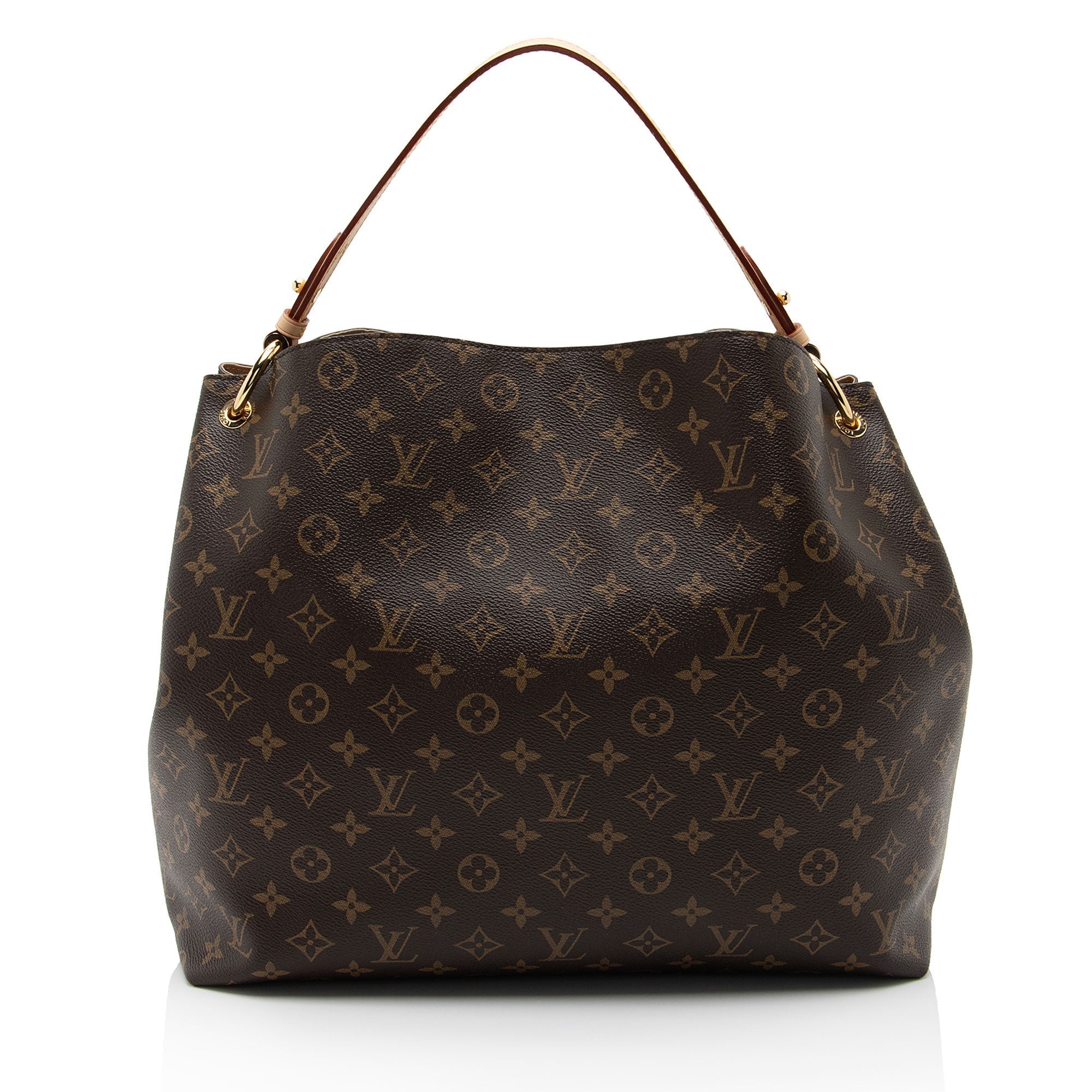 Louis Vuitton Monogram Canvas Graceful MM Hobo (SHF-1qwA9E)