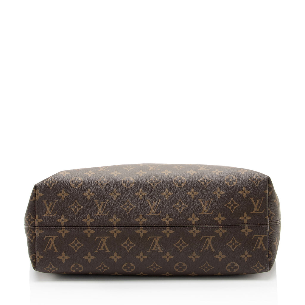 Louis Vuitton Monogram Canvas Graceful MM Hobo (SHF-lgMYps)