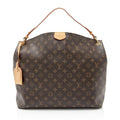 Louis Vuitton Monogram Canvas Graceful MM Hobo (SHF-lgMYps)