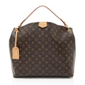 Louis Vuitton Monogram Canvas Graceful MM Hobo (SHF-9a1WVz)