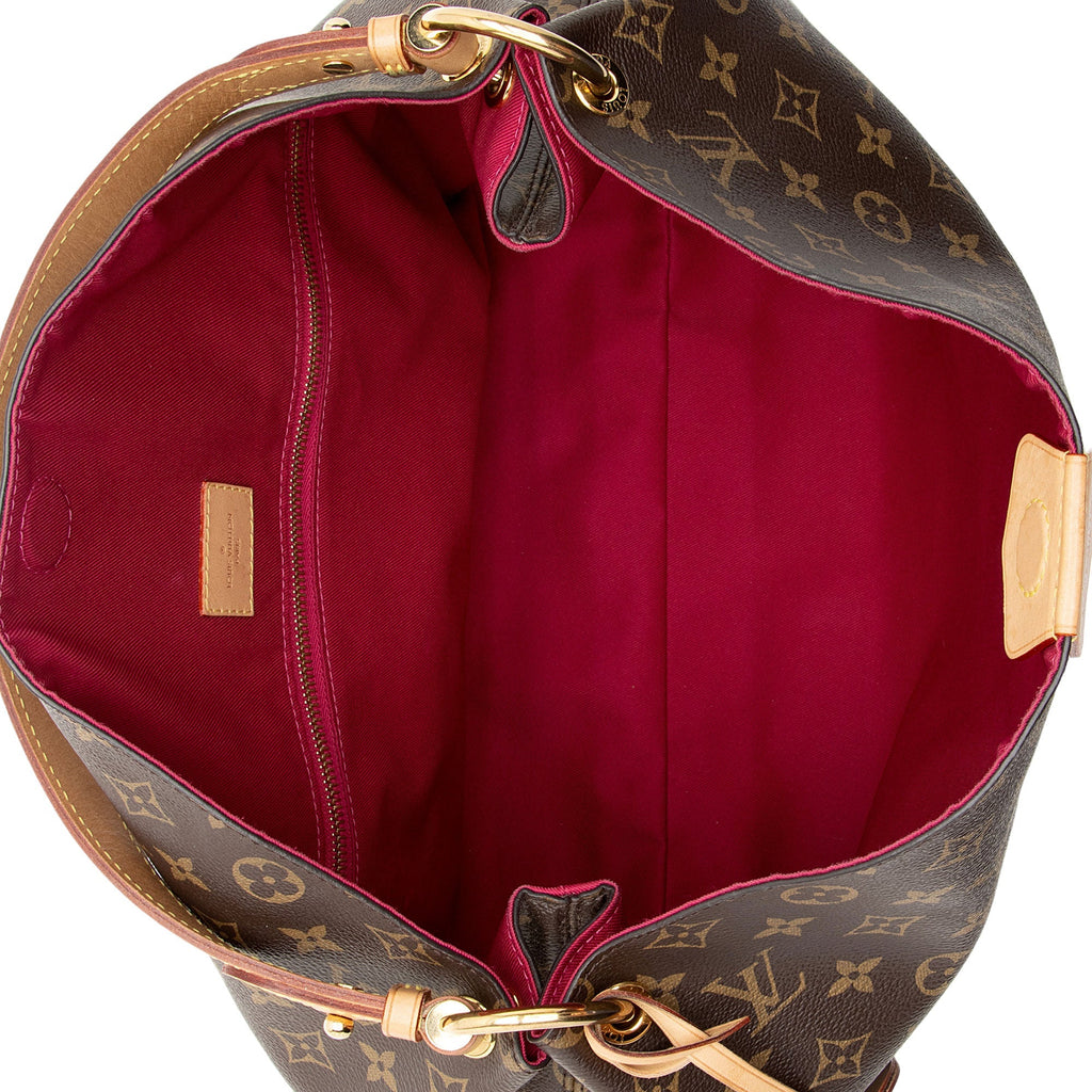 Louis Vuitton Monogram Canvas Graceful MM Hobo (SHF-9a1WVz)