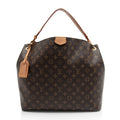 Louis Vuitton Monogram Canvas Graceful MM Hobo (SHF-tfwRXn)