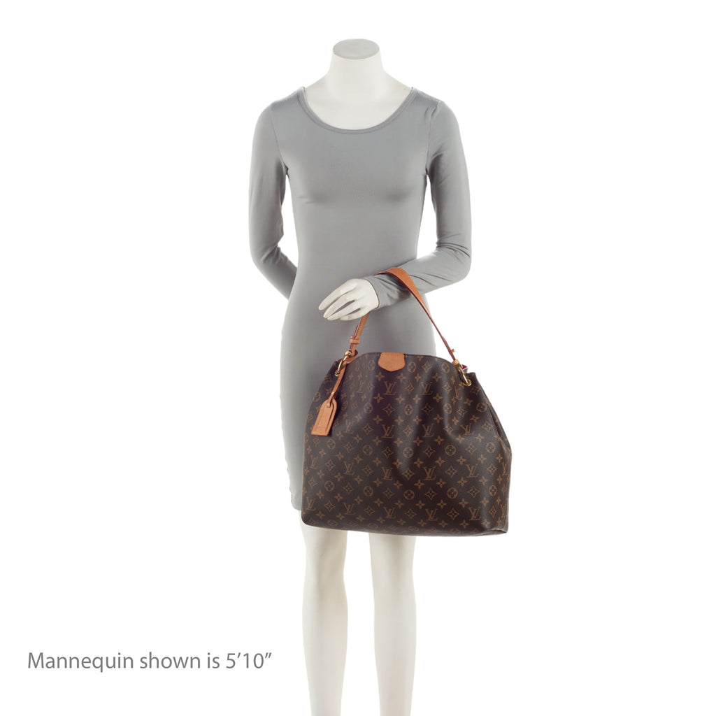 Louis Vuitton Monogram Canvas Graceful MM Hobo (SHF-tfwRXn)
