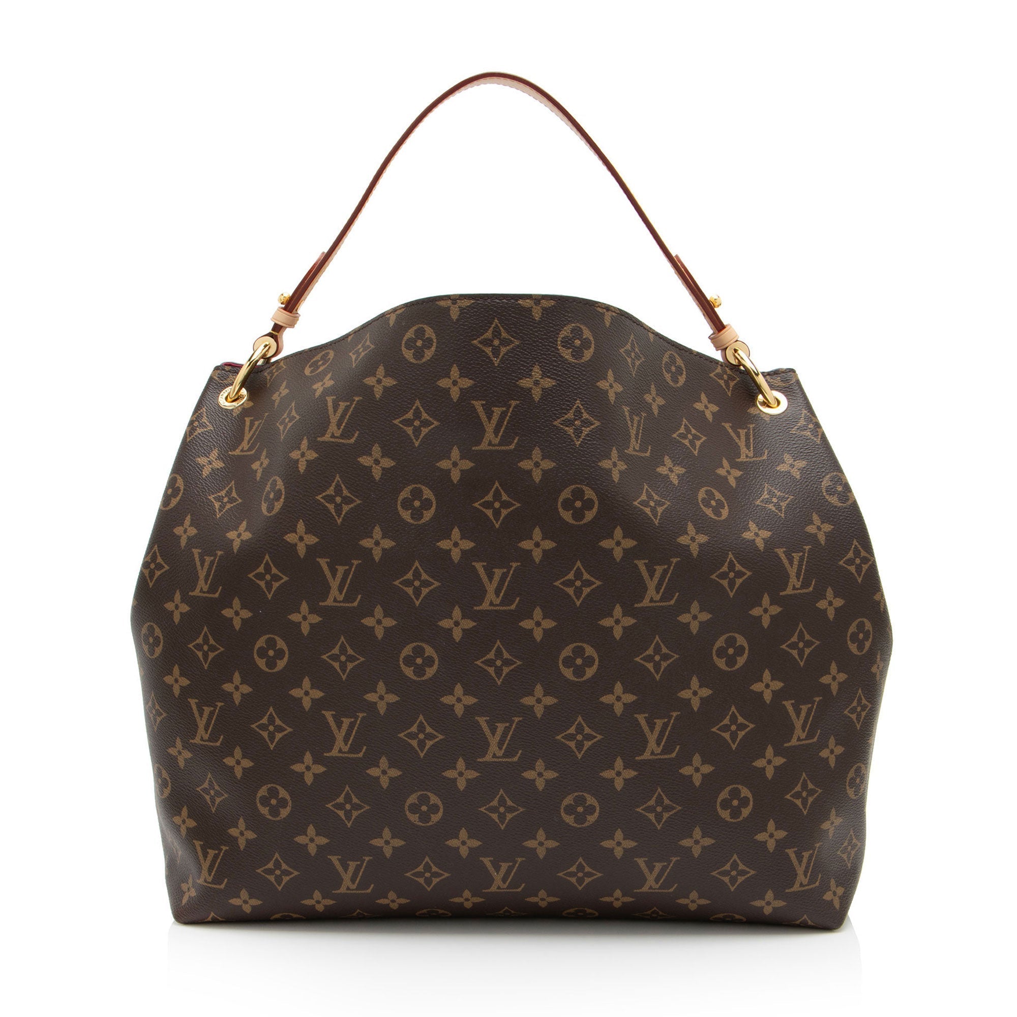 Louis Vuitton Monogram Canvas Graceful MM Hobo (SHF-qPCES1)