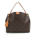 Louis Vuitton Monogram Canvas Graceful MM Hobo (SHF-a5Farx)