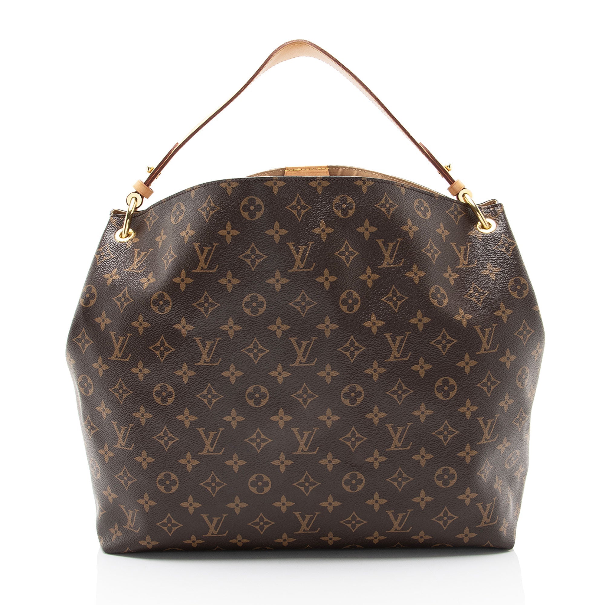 Louis Vuitton Monogram Canvas Graceful MM Hobo (SHF-hxnfQB)