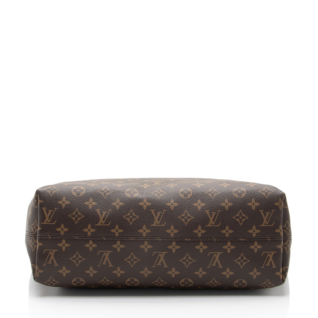 Louis Vuitton Monogram Canvas Graceful MM Hobo (SHF-hxnfQB)