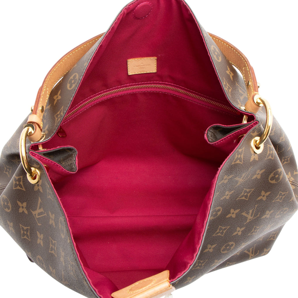 Louis Vuitton Monogram Canvas Graceful MM Hobo (SHF-Qx8RK4)