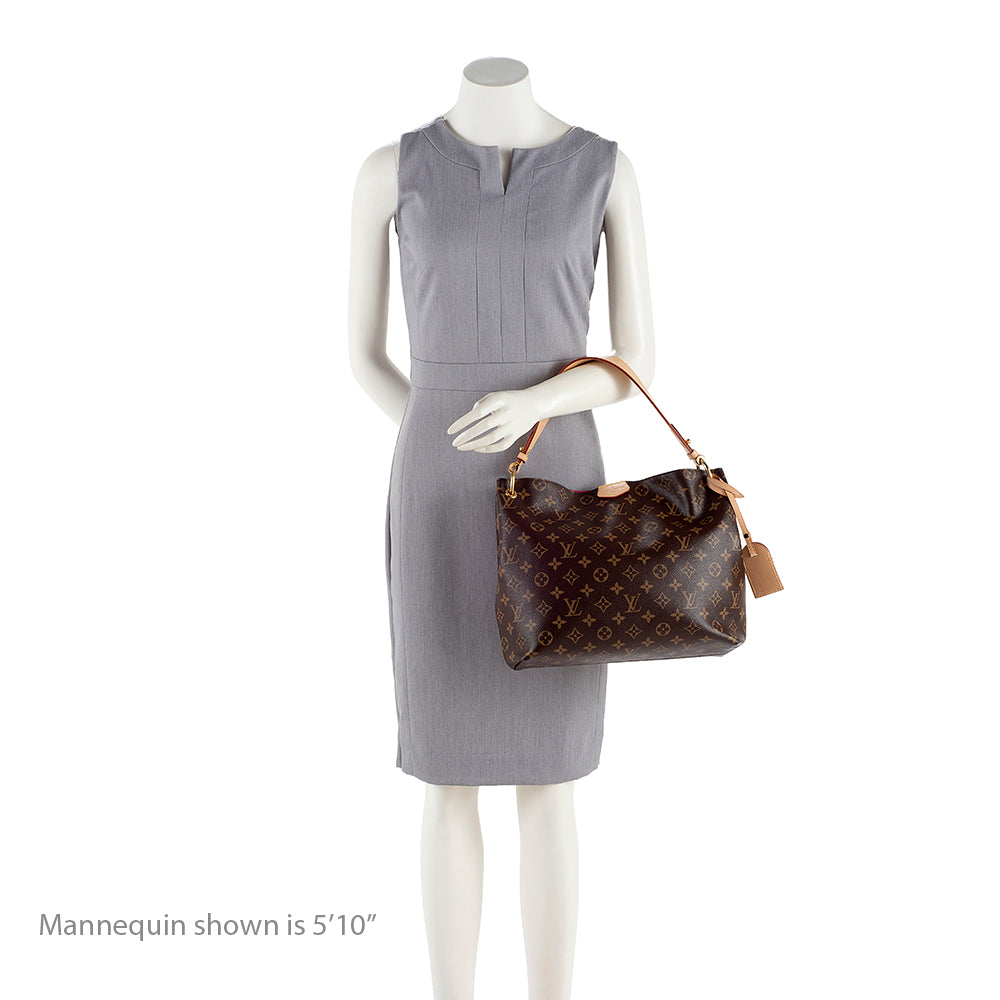 Louis Vuitton Monogram Canvas Graceful PM Hobo (SHF-19963)
