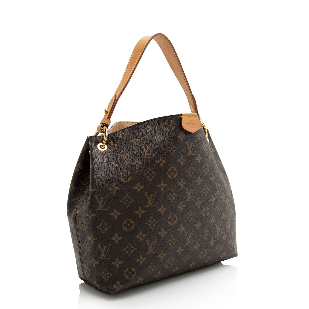 Louis Vuitton Monogram Canvas Graceful PM Hobo (SHF-22739)