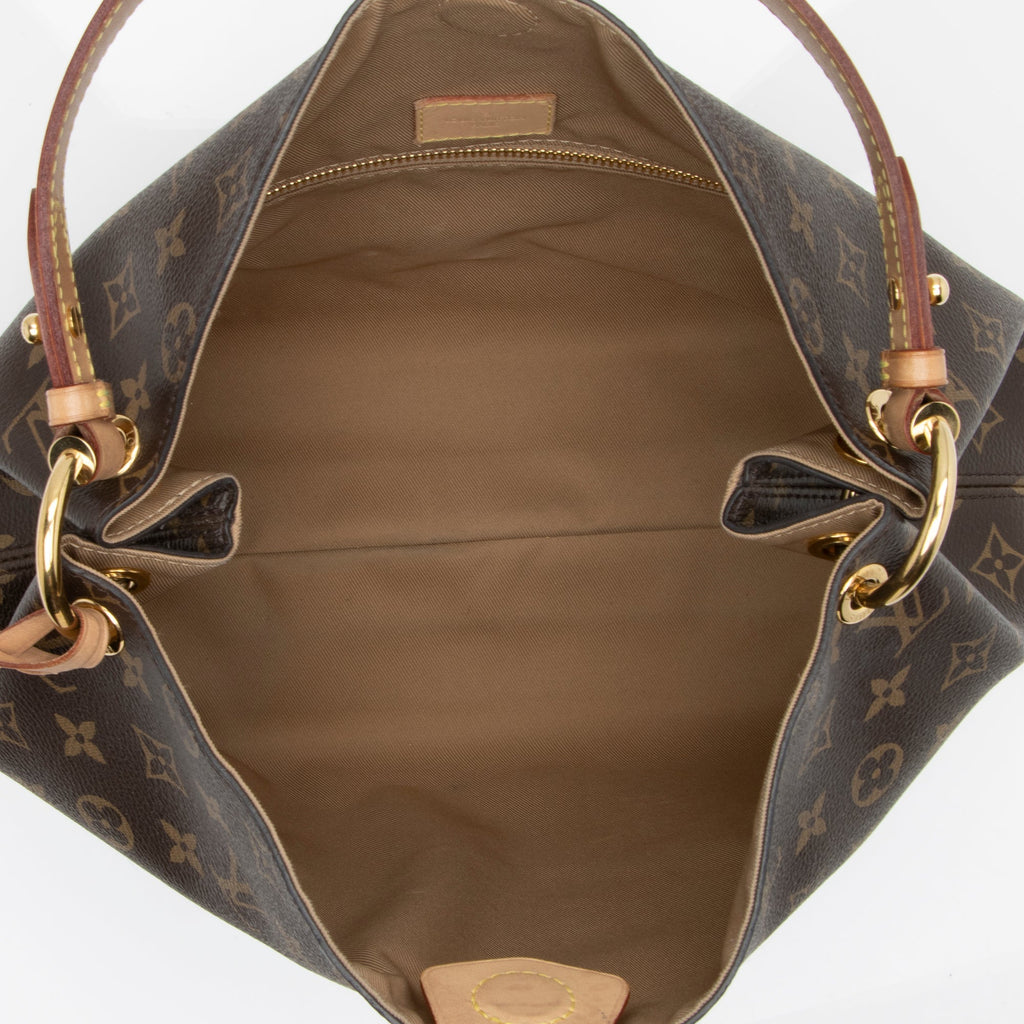Louis Vuitton Monogram Canvas Graceful PM Hobo (SHF-23848)