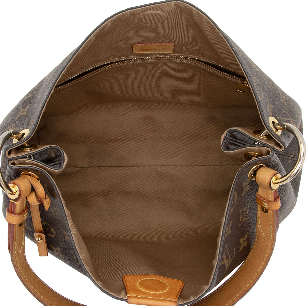 Louis Vuitton Monogram Canvas Graceful PM Hobo (SHF-8CF3hY)