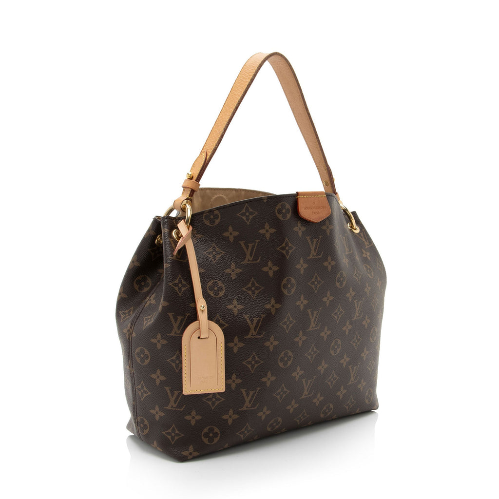 Louis Vuitton Monogram Canvas Graceful PM Hobo (SHF-VNzRqE)