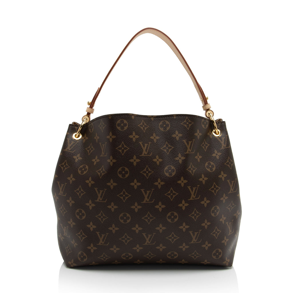 Louis Vuitton Monogram Canvas Graceful PM Hobo (SHF-jxAbZb)