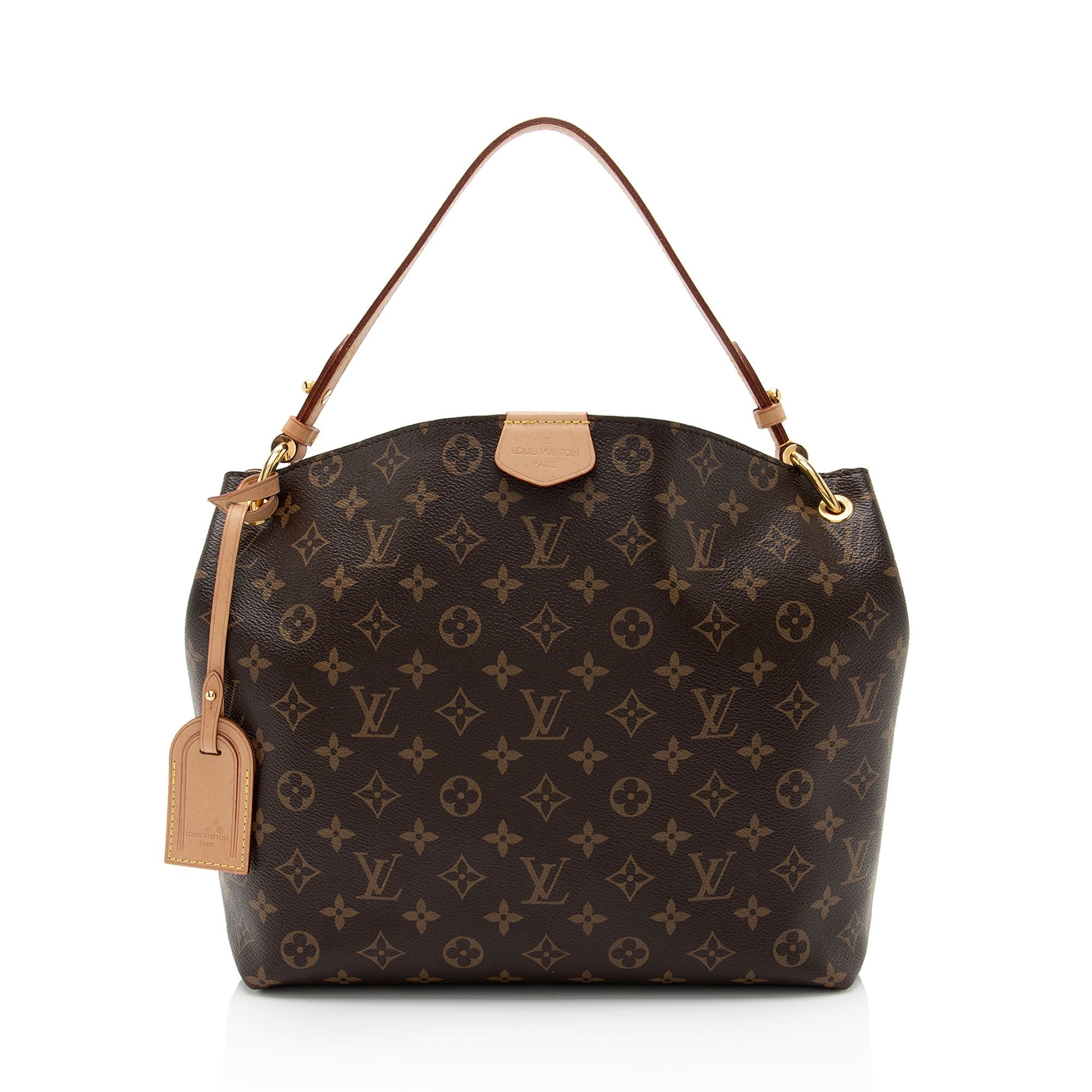 Louis Vuitton Monogram Canvas Graceful PM Hobo (SHF-3sCpYD)
