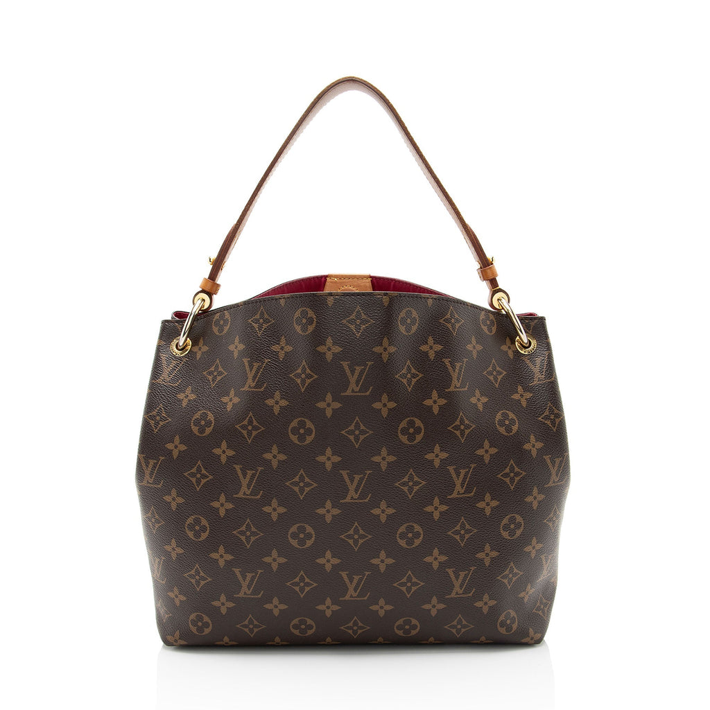Louis Vuitton Monogram Canvas Graceful PM Hobo (SHF-dp1YDV)