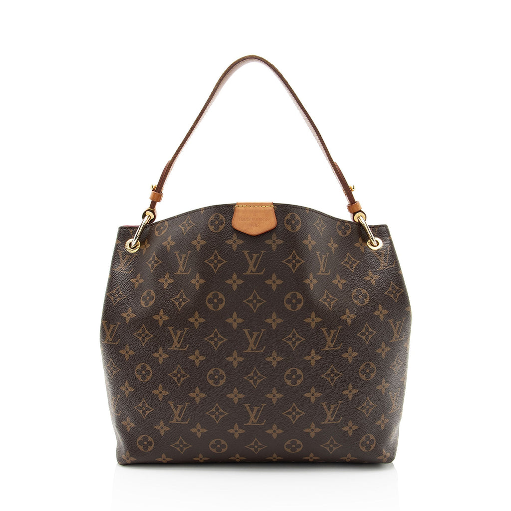Louis Vuitton Monogram Canvas Graceful PM Hobo (SHF-dp1YDV)