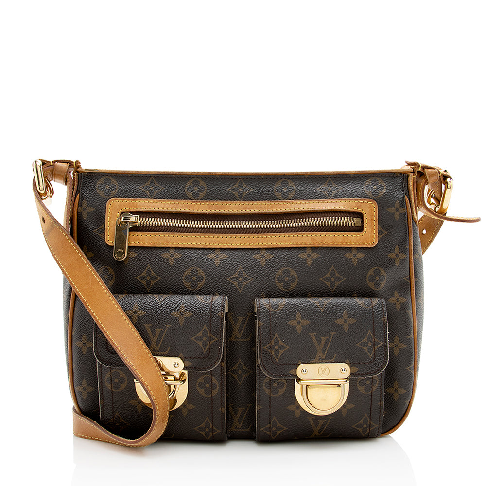 Louis Vuitton Monogram Canvas Hudson GM Shoulder Bag  - FINAL SALE (SHF-18402)