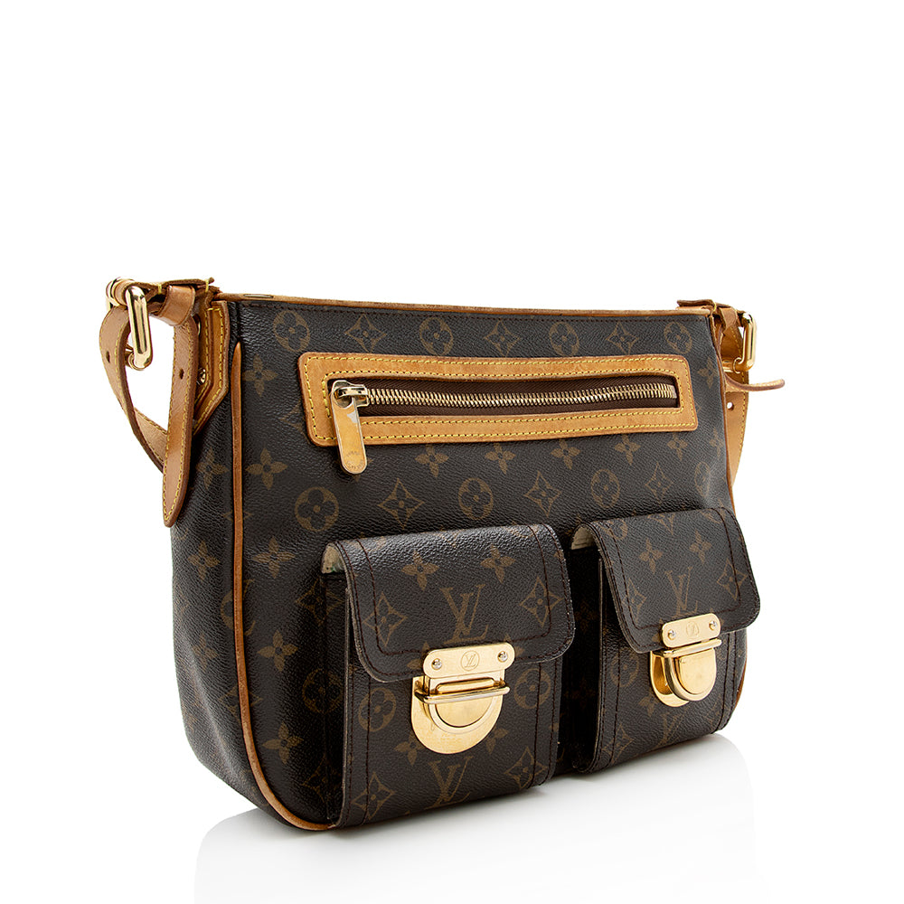 Louis Vuitton Monogram Canvas Hudson GM Shoulder Bag  - FINAL SALE (SHF-18402)