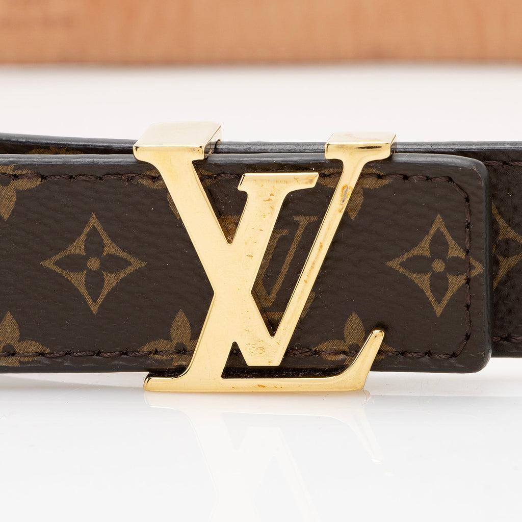 Louis Vuitton Monogram Canvas Initiales Belt - Size 32 / 80 (SHF-22457)