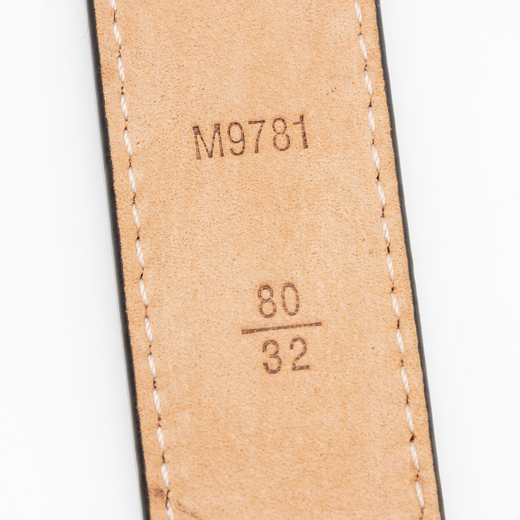 Louis Vuitton Monogram Canvas Initiales Belt - Size 32 / 80 (SHF-22457)