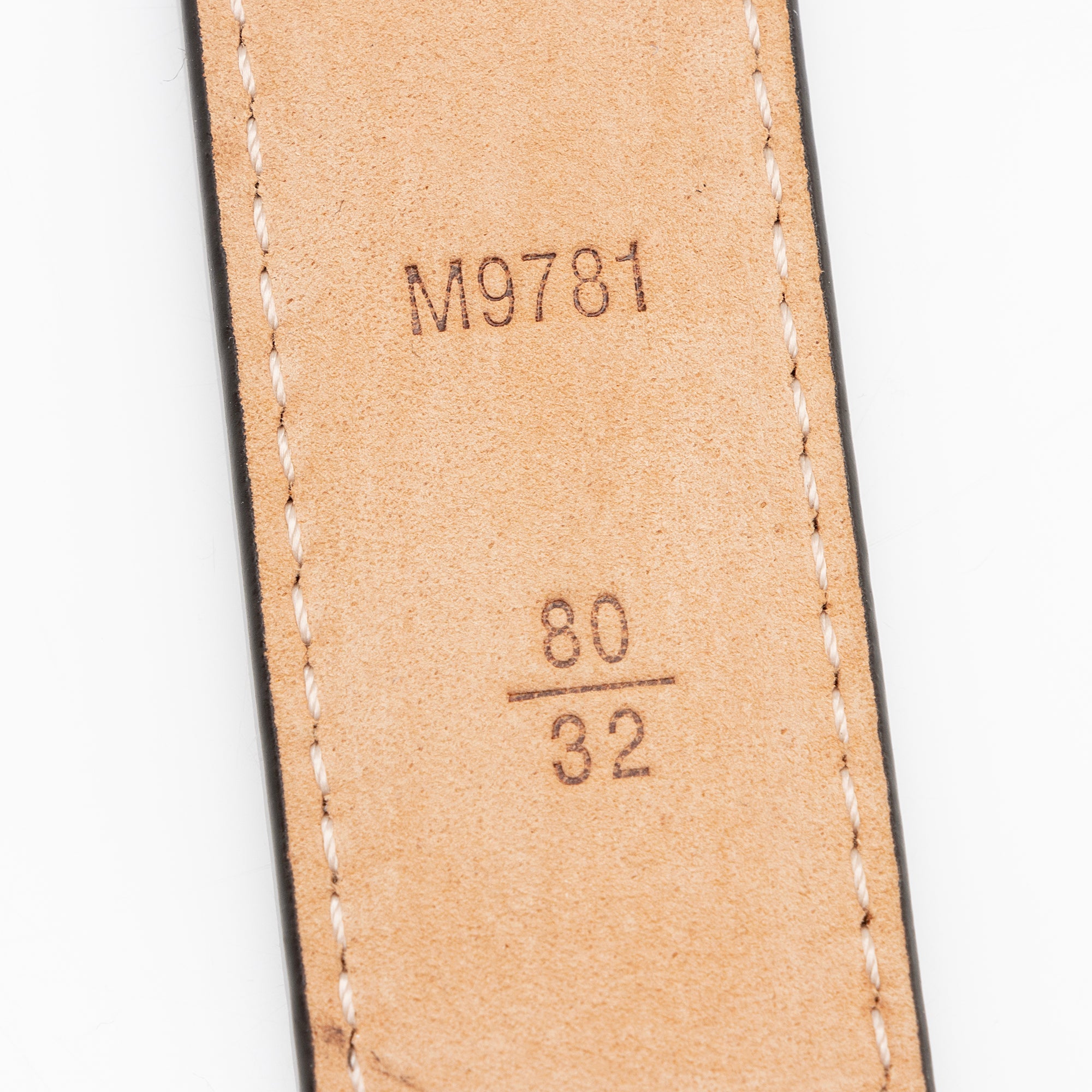 Louis Vuitton Monogram Canvas Initiales Belt - Size 32 / 80 (SHF-22457)