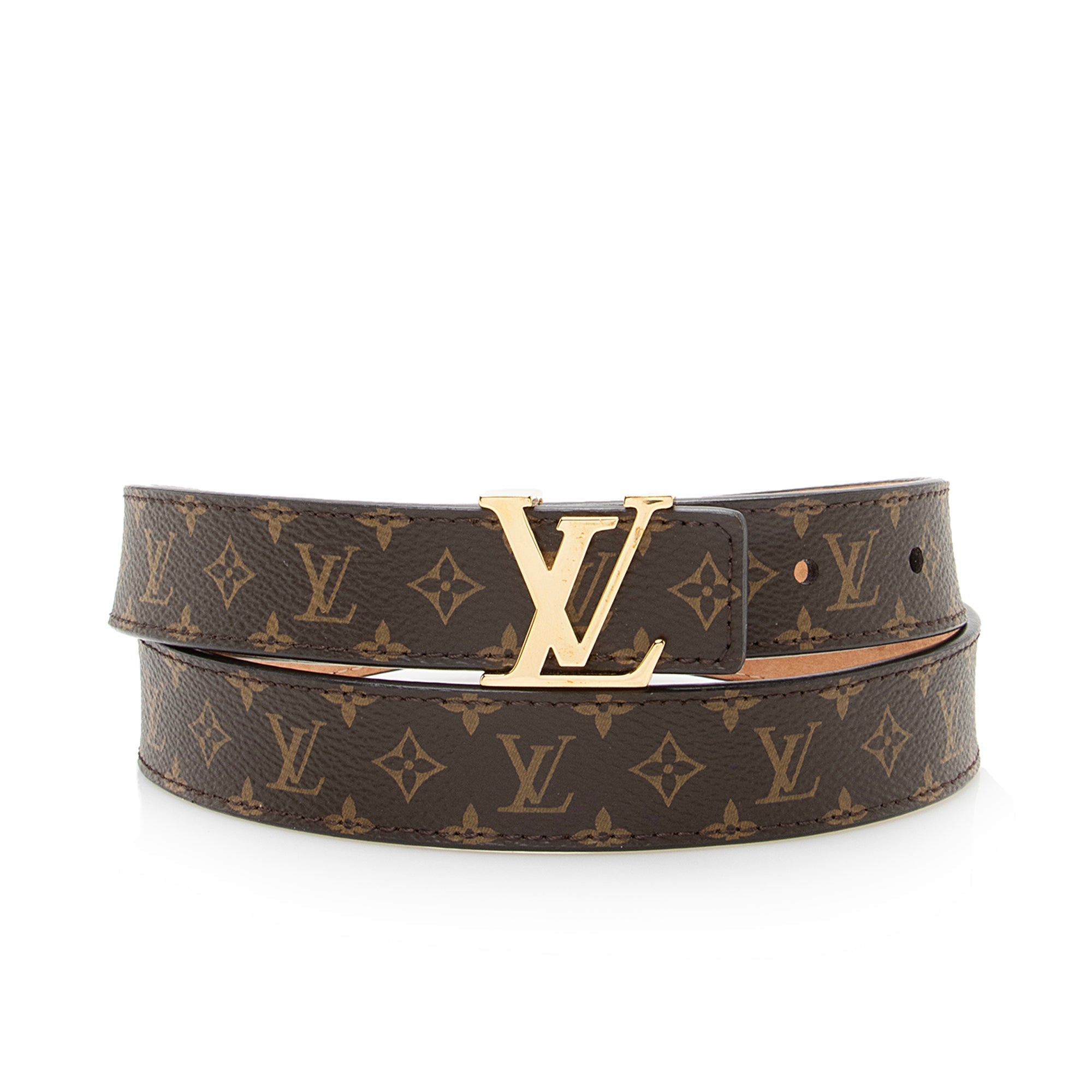 Louis Vuitton Monogram Canvas Initiales Belt - Size 32 / 80 (SHF-22457)