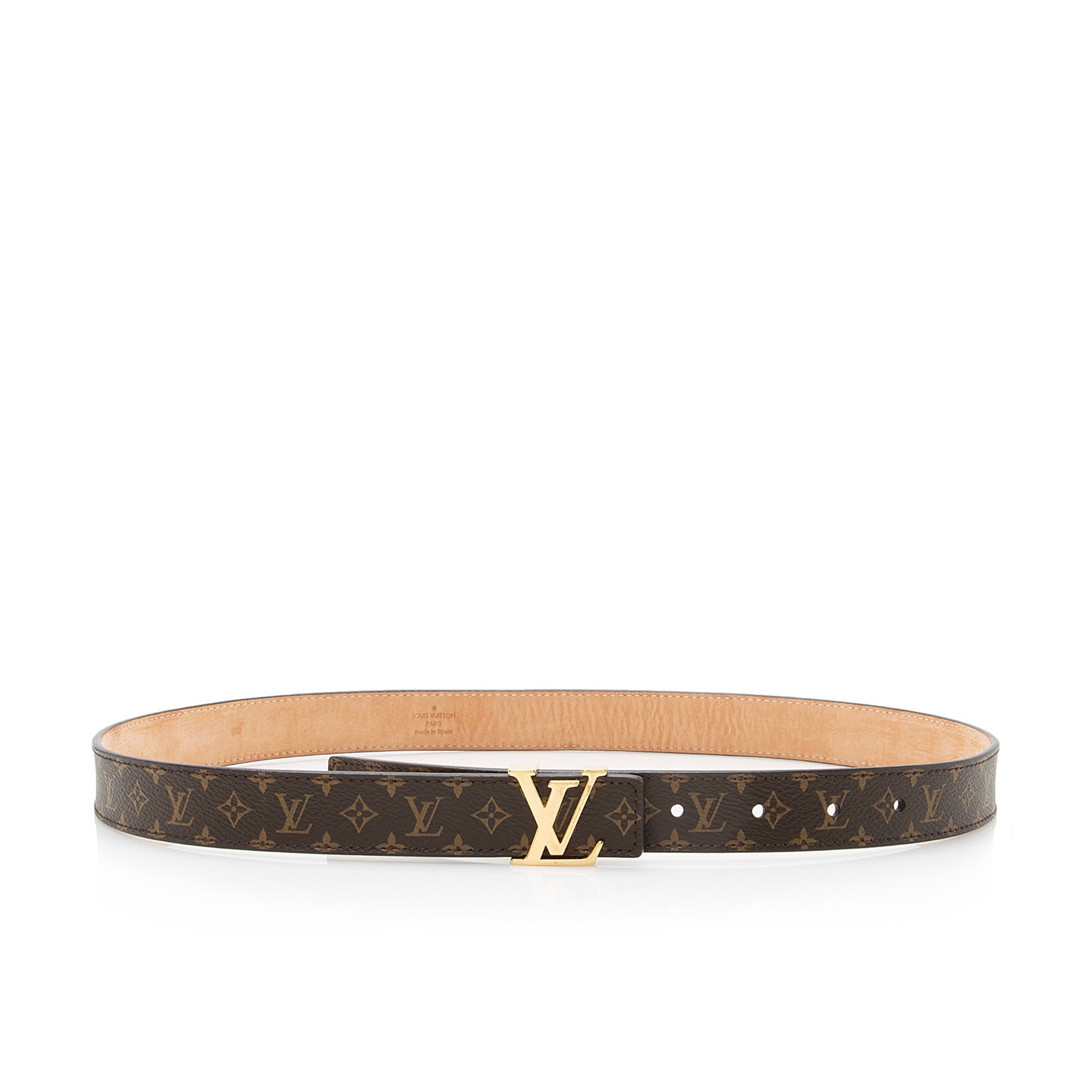 Louis Vuitton Monogram Canvas Initiales Belt - Size 32 / 80 (SHF-22457)