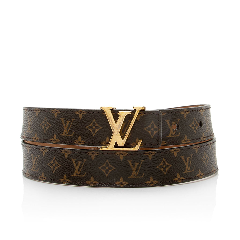Louis Vuitton Monogram Canvas Initiales Belt - Size 32 / 80 (SHF-eTmAOY)