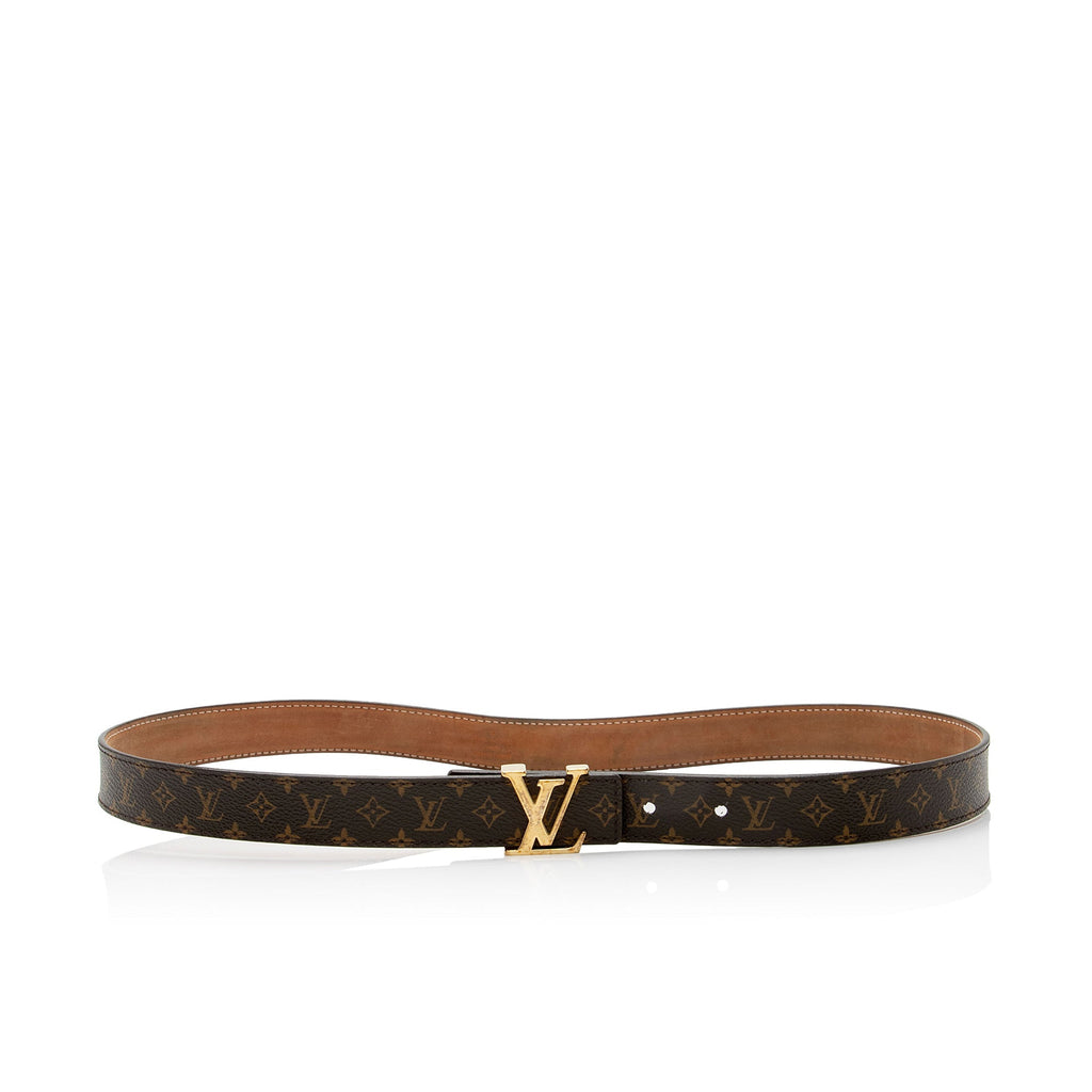 Louis Vuitton Monogram Canvas Initiales Belt - Size 32 / 80 (SHF-eTmAOY)