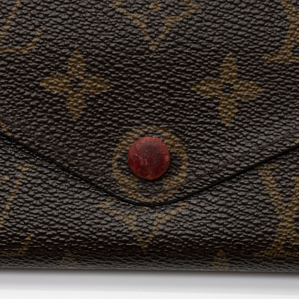 Louis Vuitton Monogram Canvas Josephine Wallet (SHF-xx9wne)