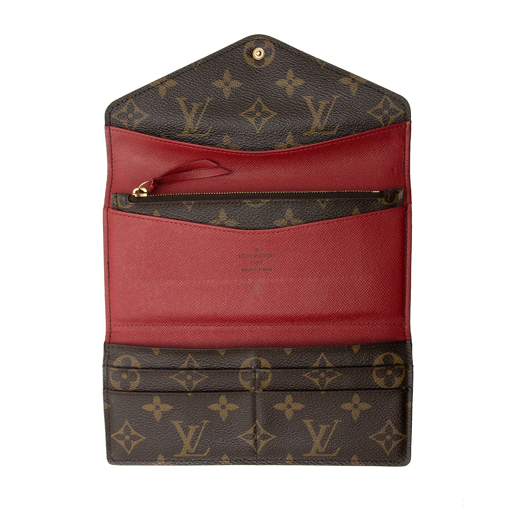 Louis Vuitton Monogram Canvas Josephine Wallet (SHF-xx9wne)