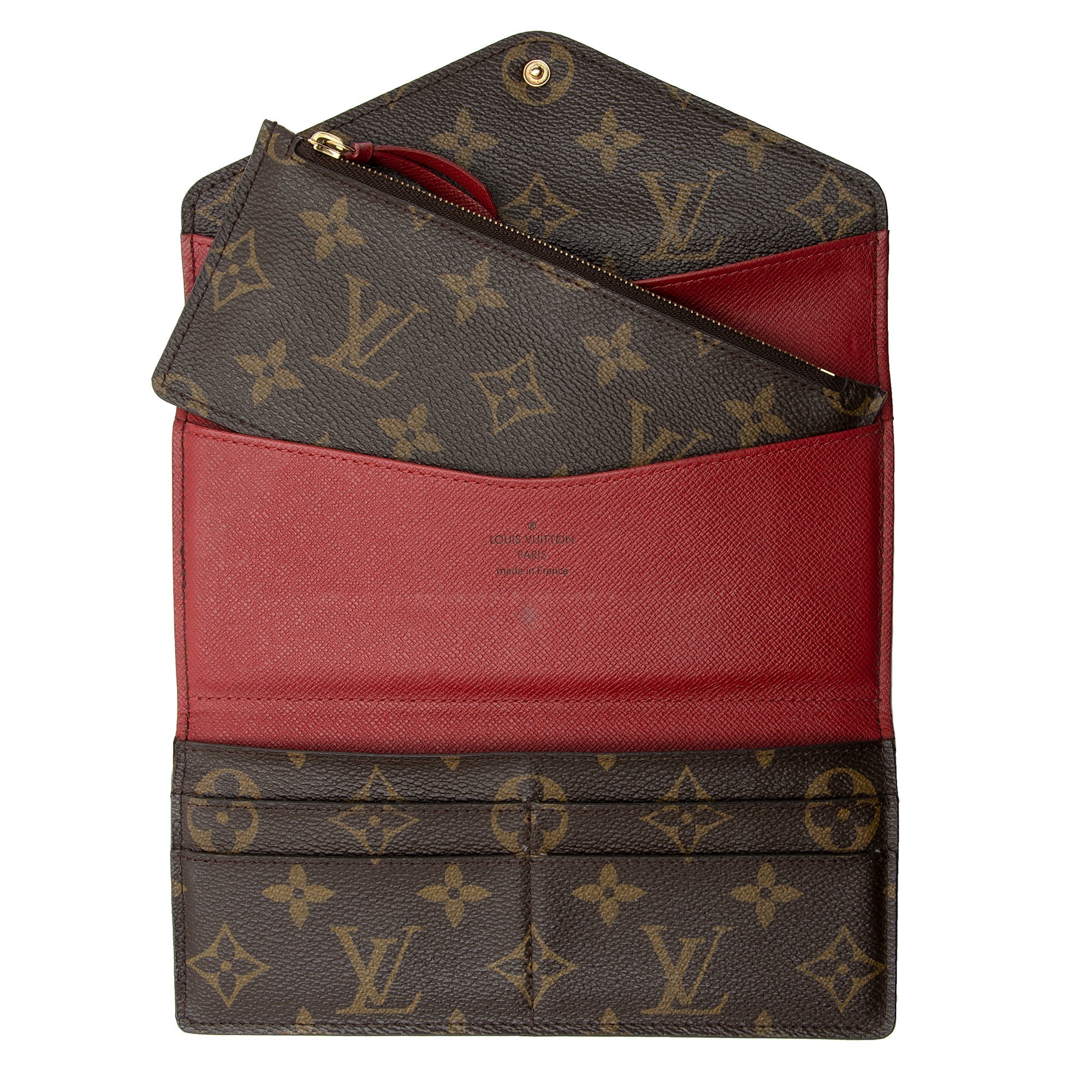 Louis Vuitton Monogram Canvas Josephine Wallet (SHF-xx9wne)