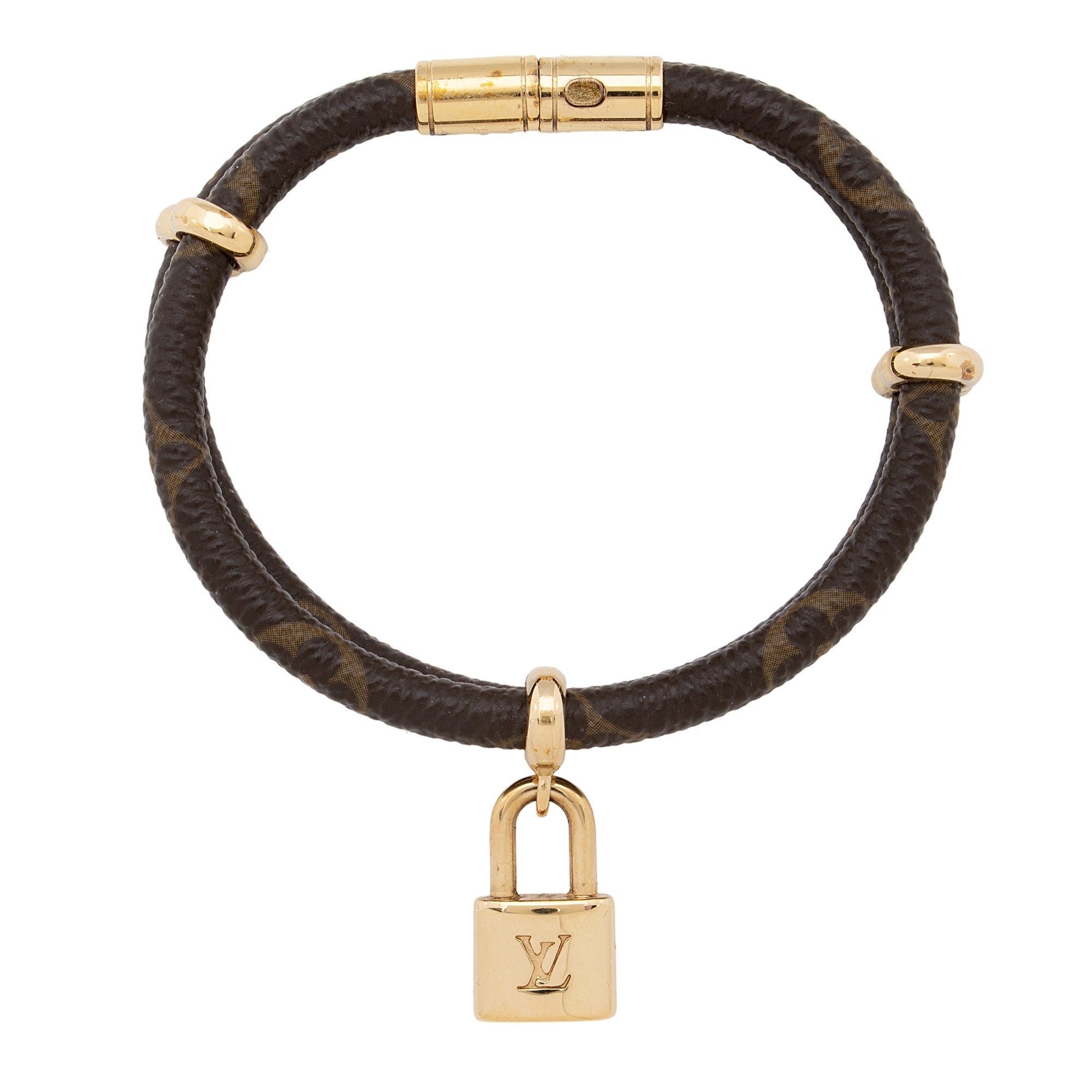 Louis Vuitton Monogram Canvas Keep It Twice Bracelet (SHF-bGCJfZ)