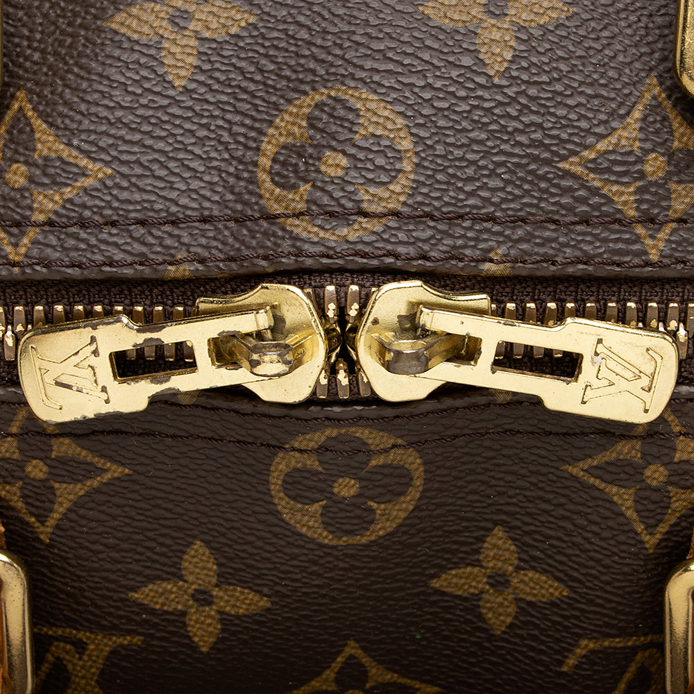 Louis Vuitton  Monogram Canvas Keepall Bandouliere 45 Duffel Bag (SHF-20810)