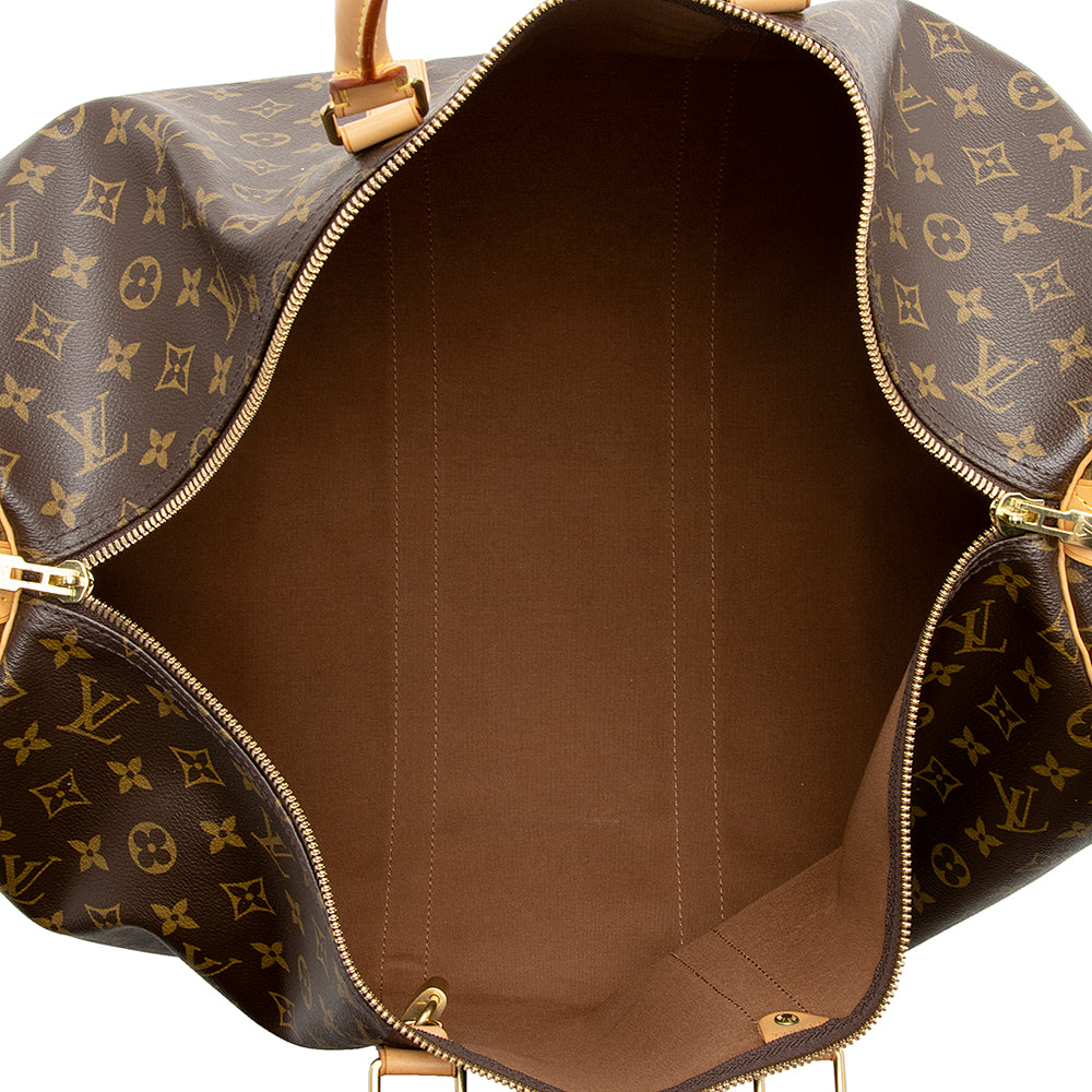 Louis Vuitton Monogram Canvas Keepall 55 Duffel Bag (SHF-21141)