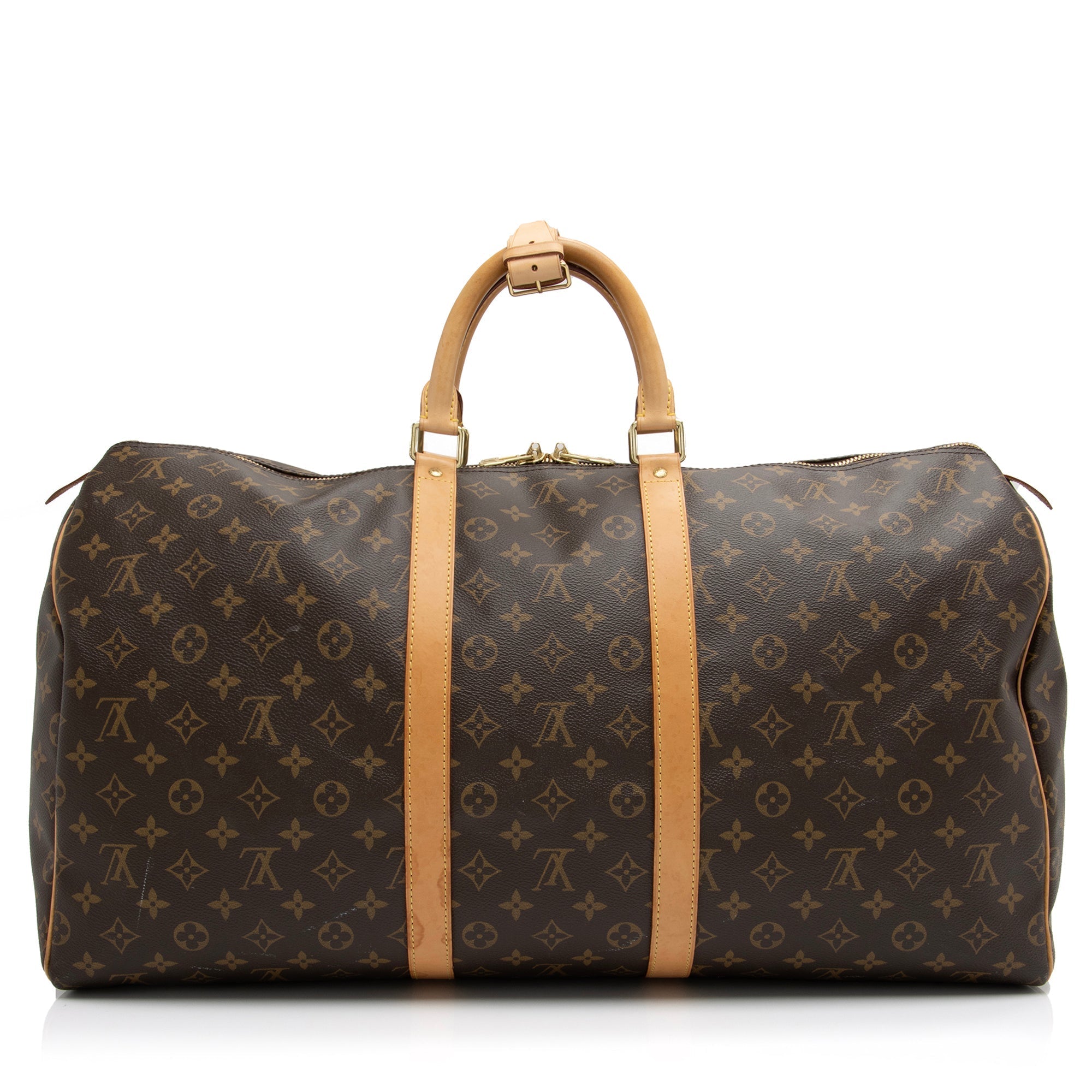 Louis Vuitton Monogram Canvas Keepall 55 Duffle Bag (SHF-AqdA4y)