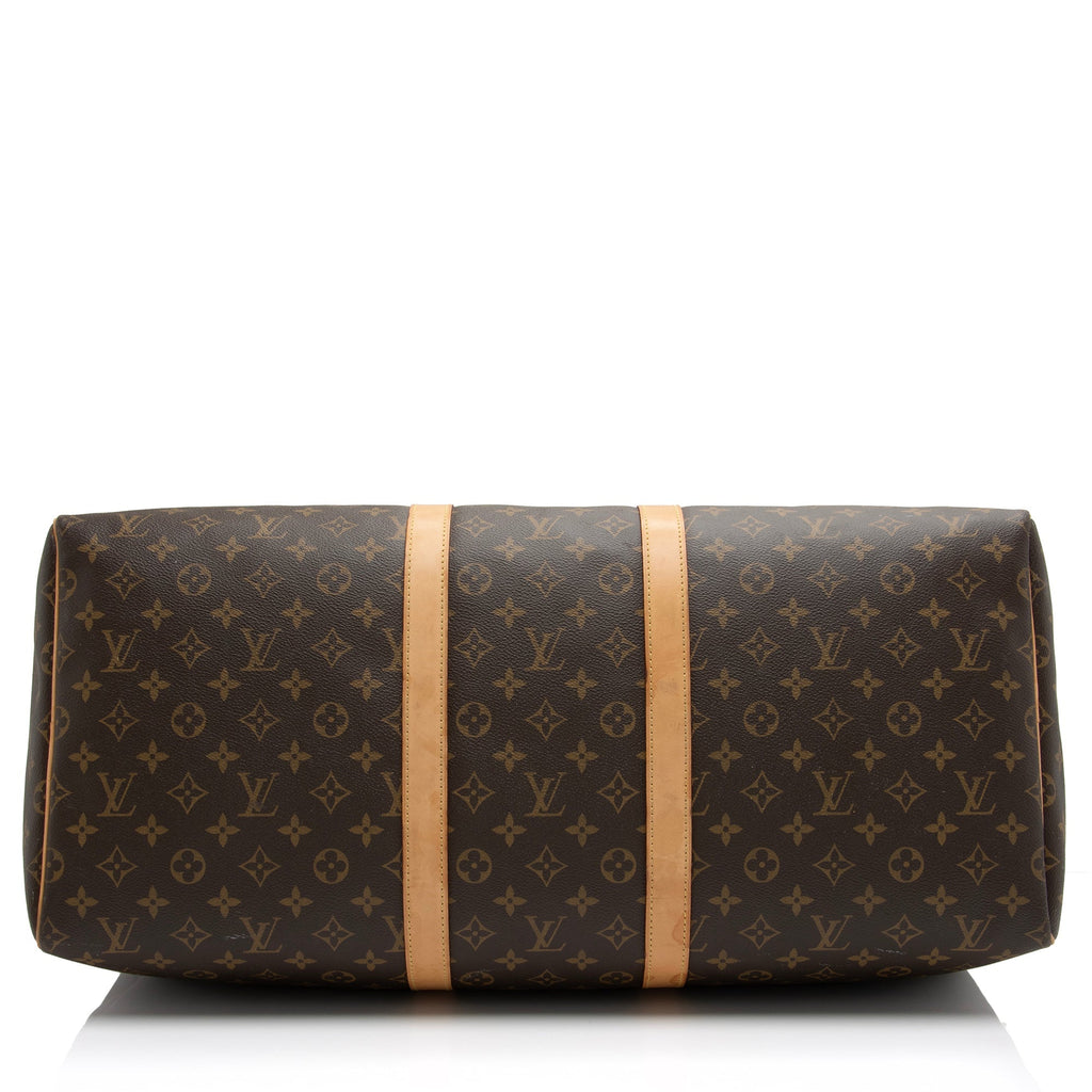 Louis Vuitton Monogram Canvas Keepall 55 Duffle Bag (SHF-AqdA4y)
