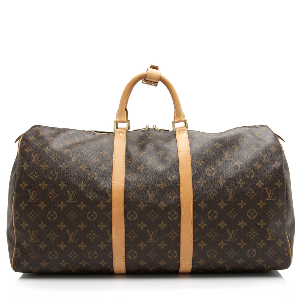 Louis Vuitton Monogram Canvas Keepall 55 Duffle Bag (SHF-AqdA4y)