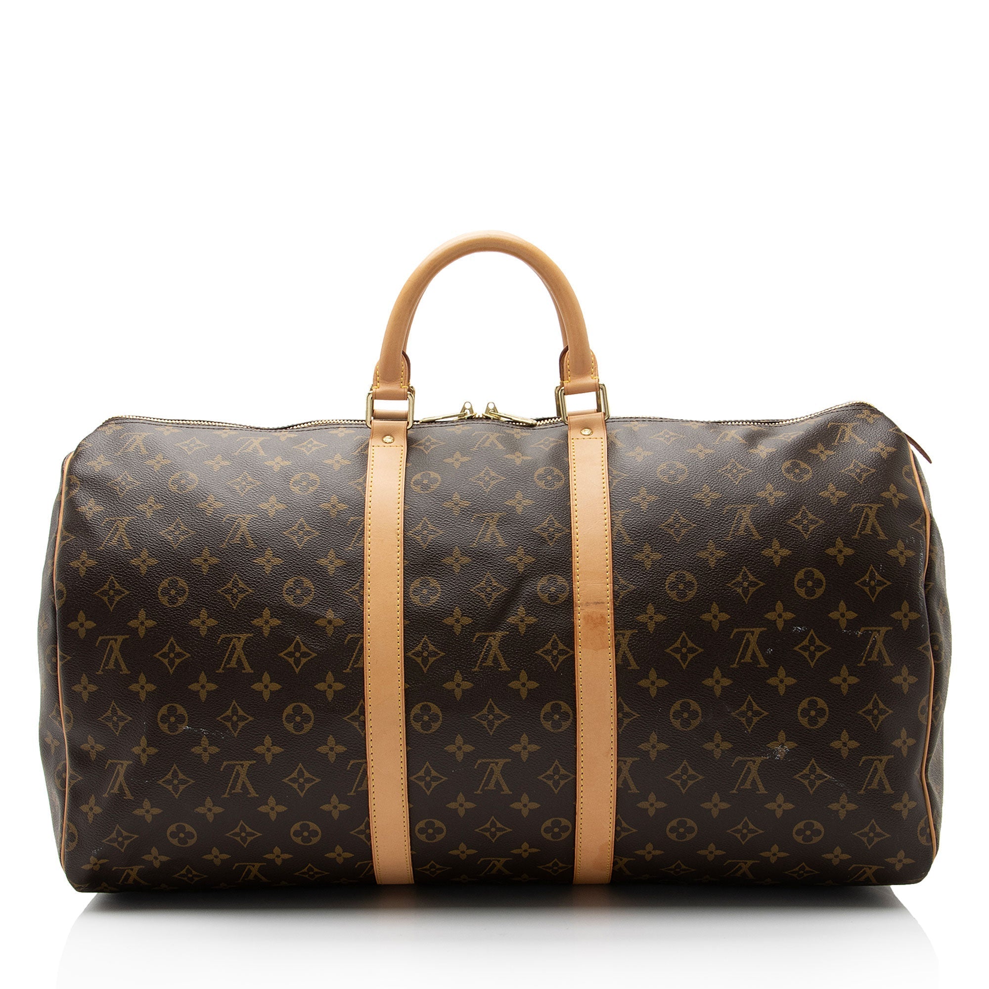 Louis Vuitton Monogram Canvas Keepall 55 Duffle Bag (SHF-ltdZO7)