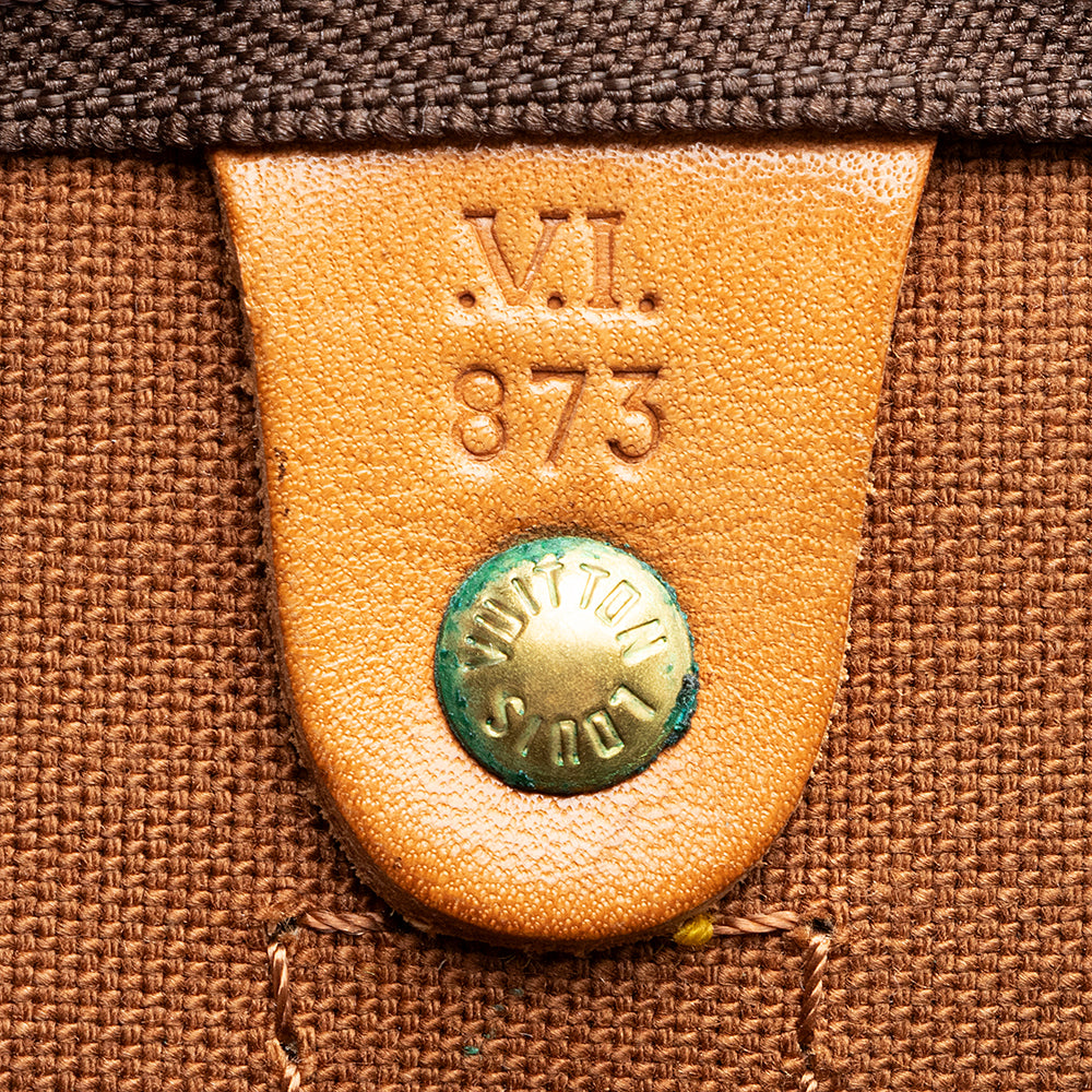 Louis Vuitton  Monogram Canvas Keepall Bandouliere 45 Duffel Bag (SHF-20812)