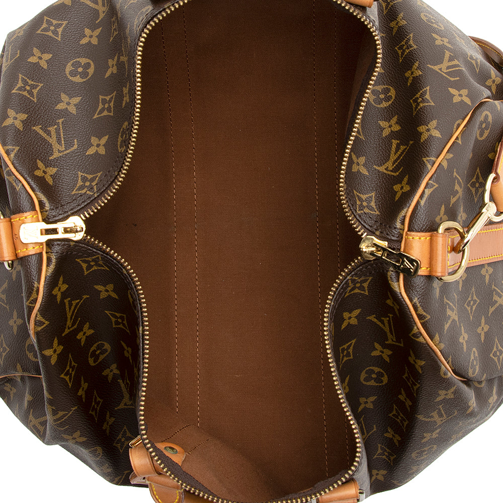 Louis Vuitton  Monogram Canvas Keepall Bandouliere 45 Duffel Bag (SHF-20812)